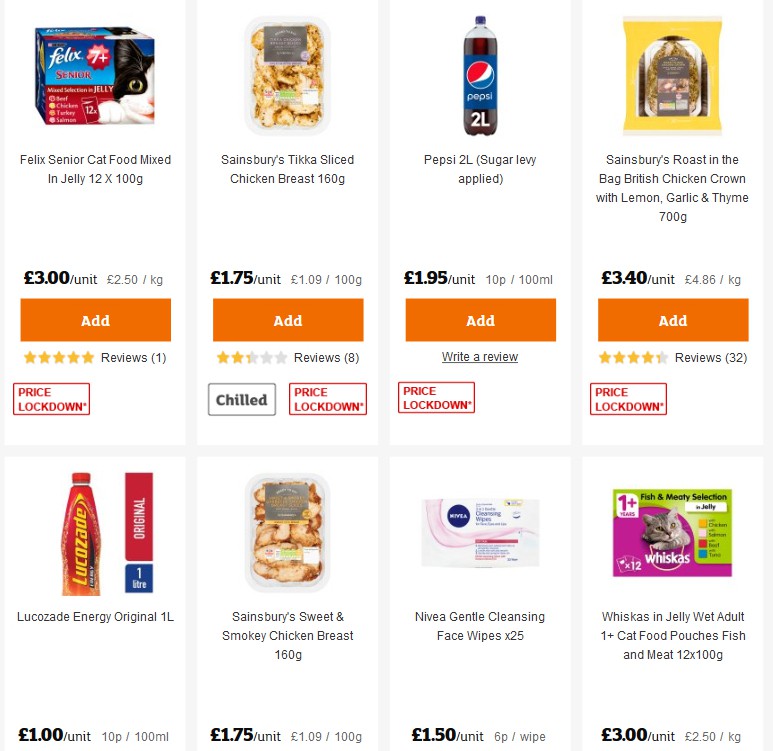 Sainsbury's Offers from 26 July