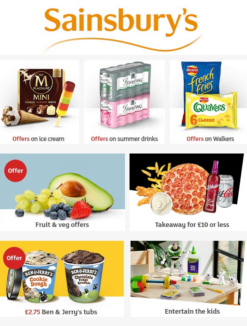 Sainsbury's Offers from 2 August