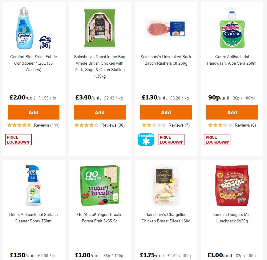 Sainsbury's Offers from 2 August