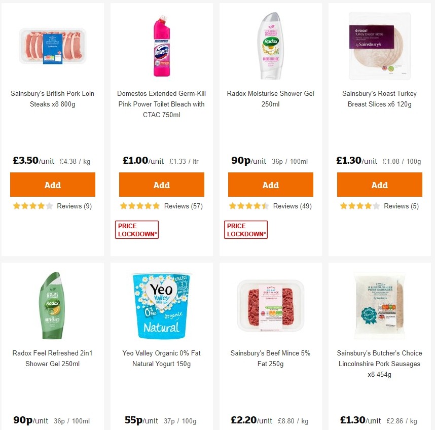 Sainsbury's Offers from 2 August