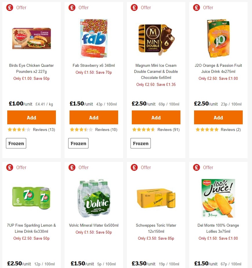 Sainsbury's Offers from 2 August