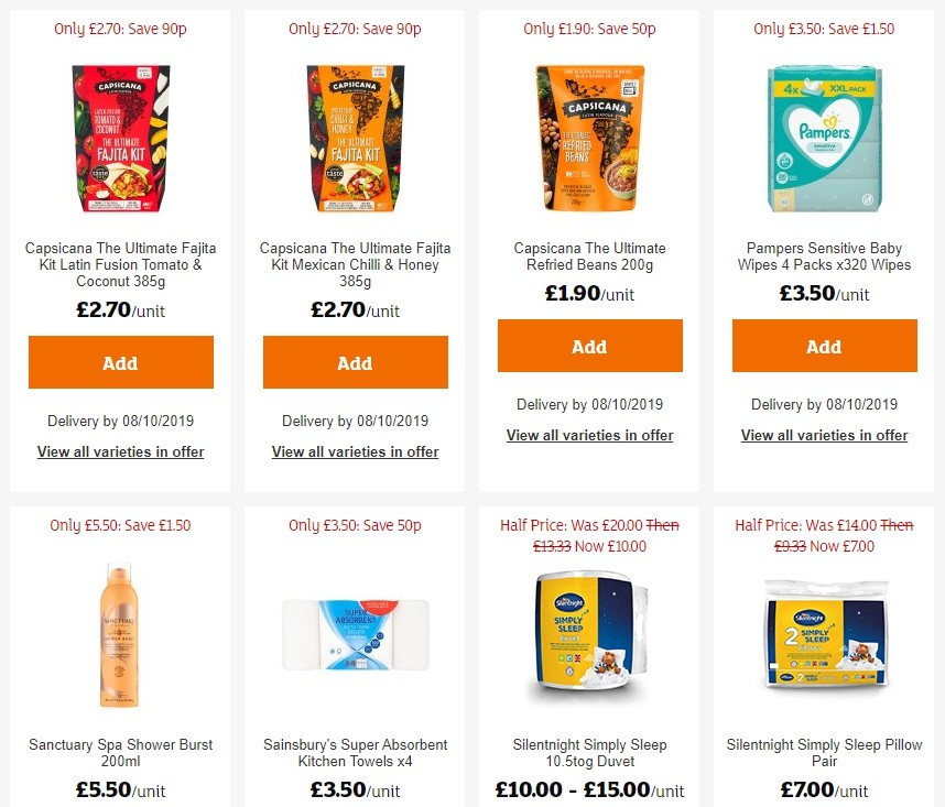 Sainsbury's Offers from 20 September