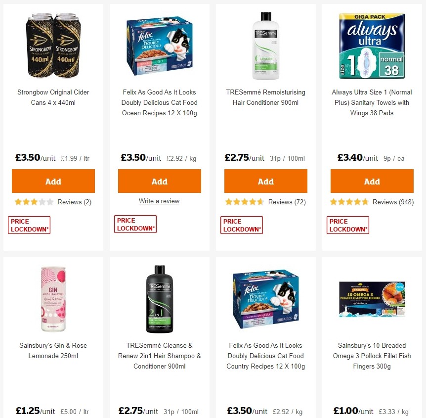 Sainsbury's Offers from 20 September