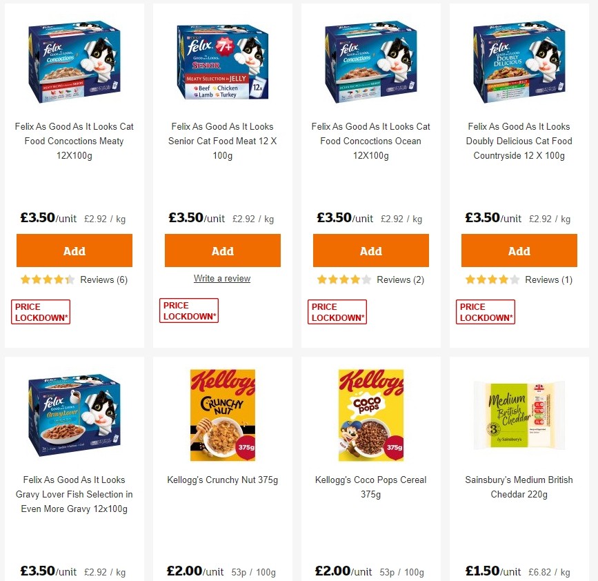 Sainsbury's Offers from 20 September