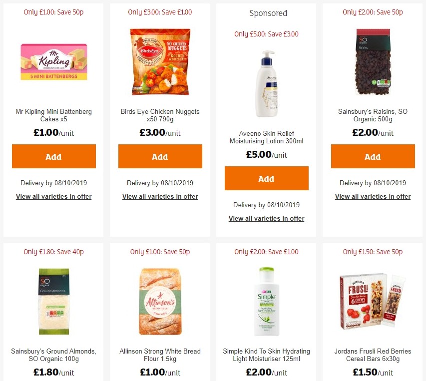 Sainsbury's Offers from 20 September