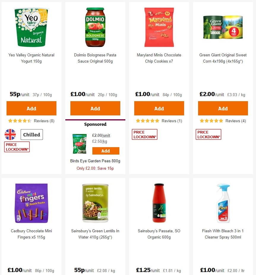 Sainsbury's Offers from 20 September