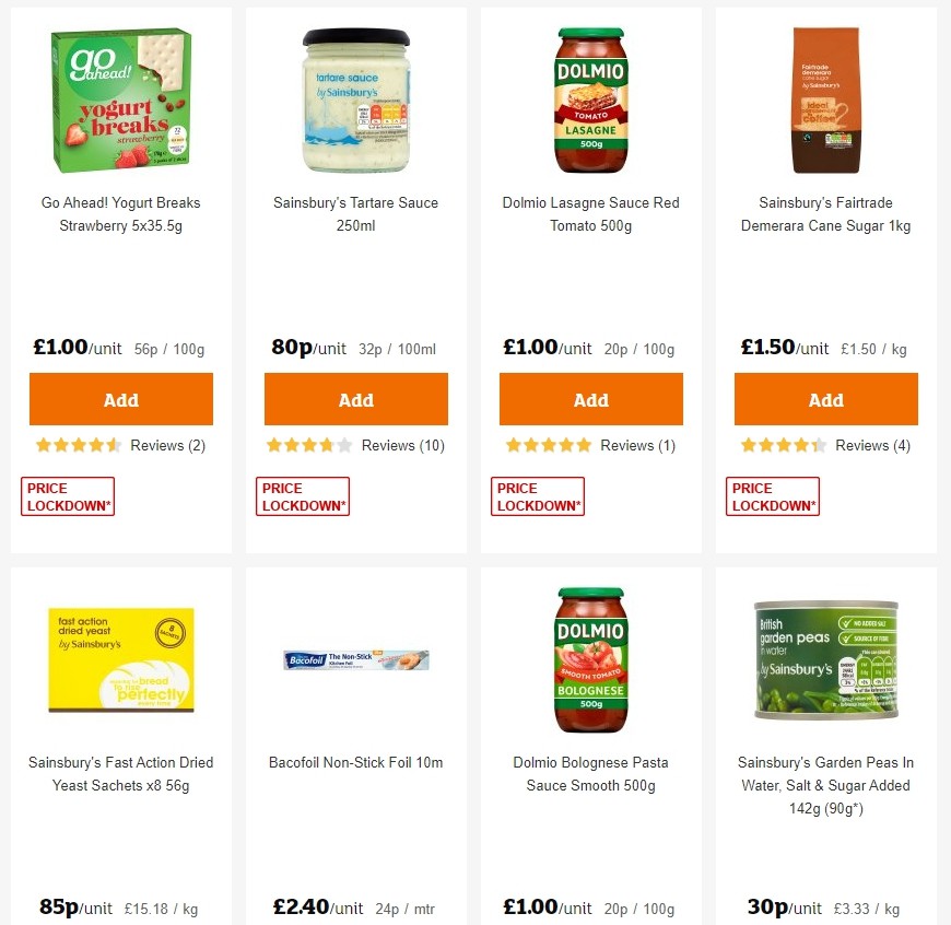 Sainsbury's Offers from 20 September