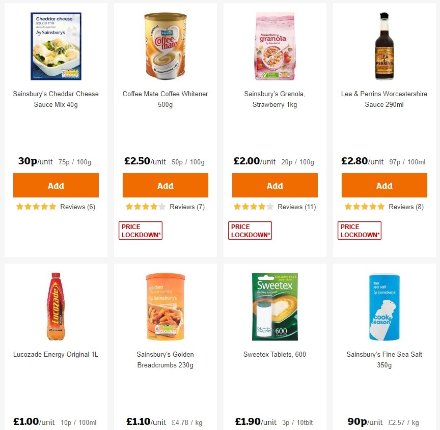 Sainsbury's Offers from 20 September