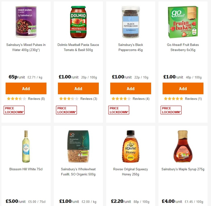 Sainsbury's Offers from 20 September