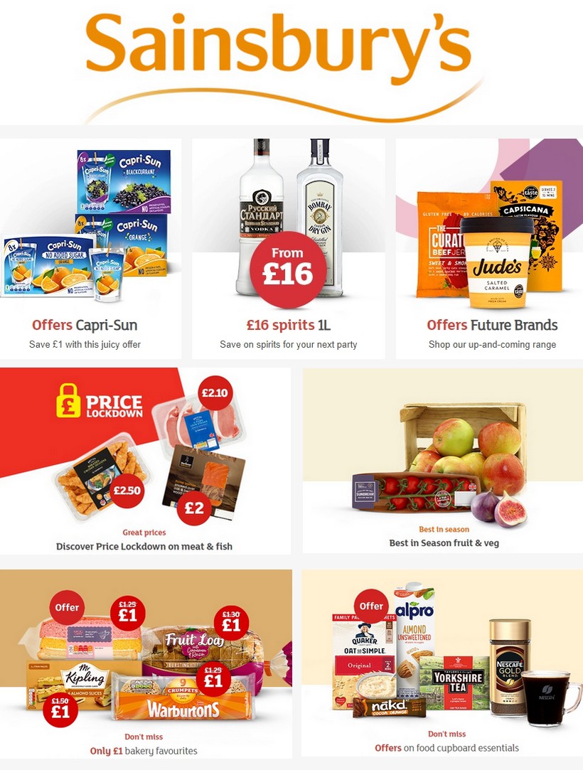 Sainsbury's Offers from 27 September