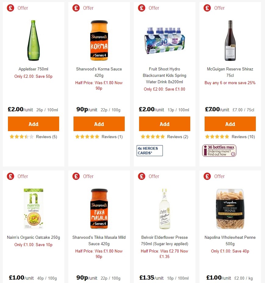 Sainsbury's Offers from 27 September