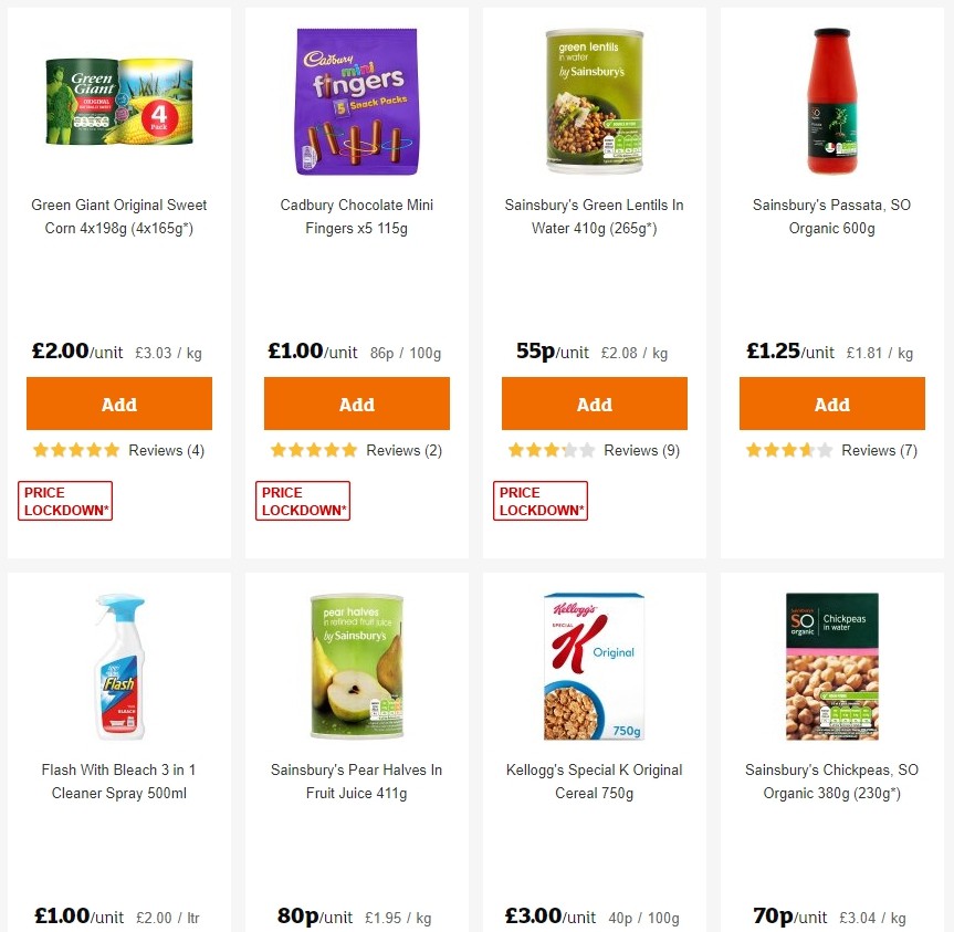 Sainsbury's Offers from 27 September