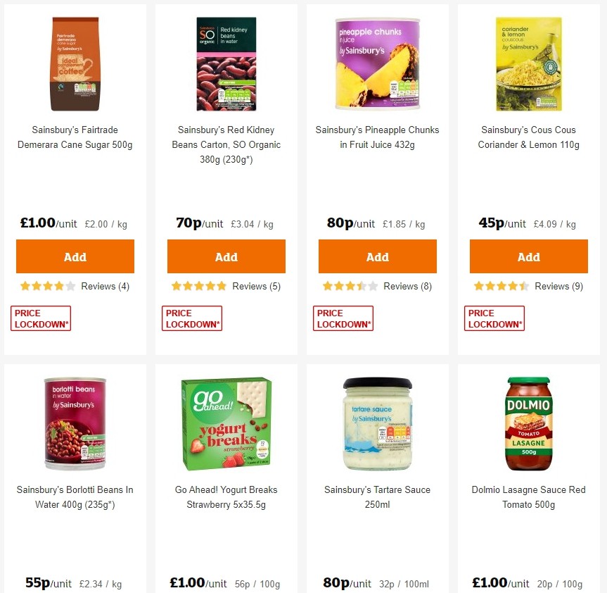 Sainsbury's Offers from 27 September