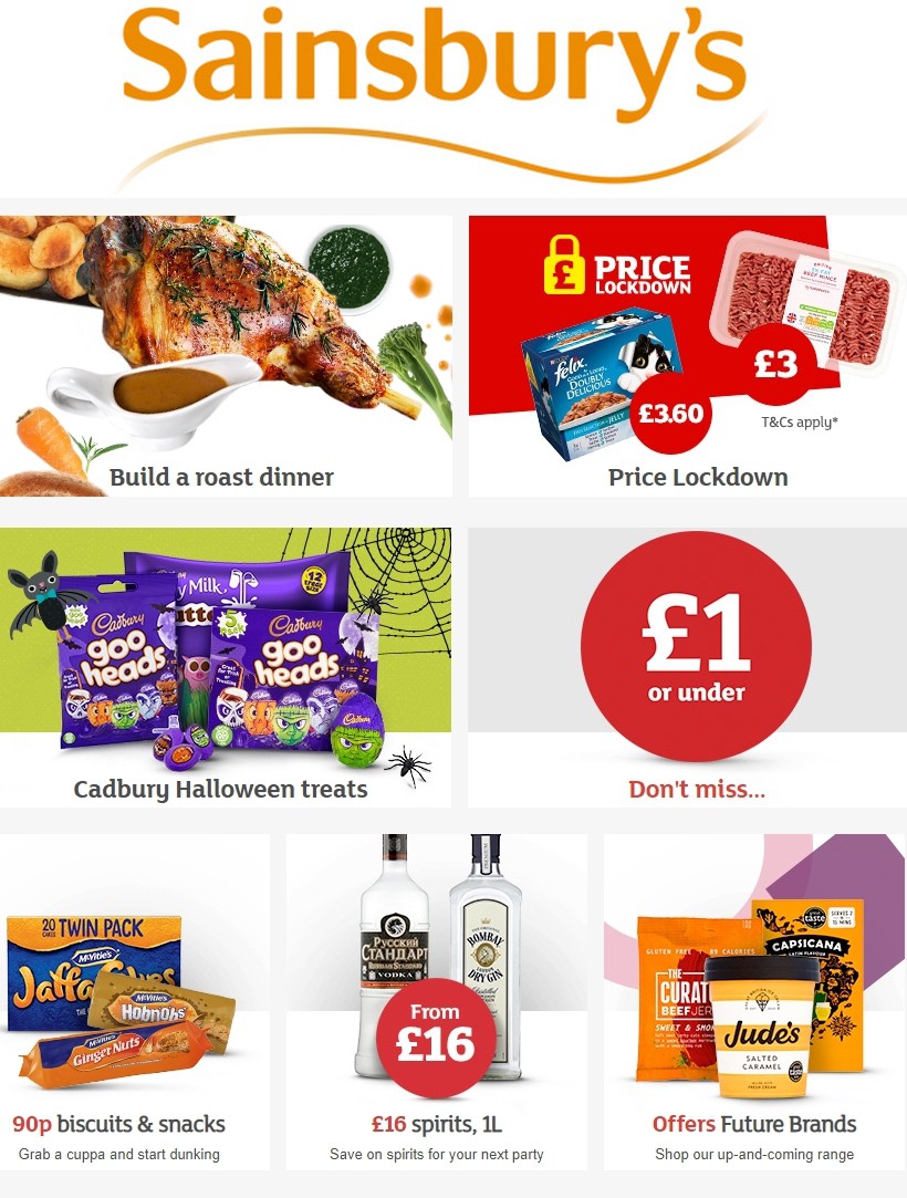 Sainsbury's Offers from 4 October