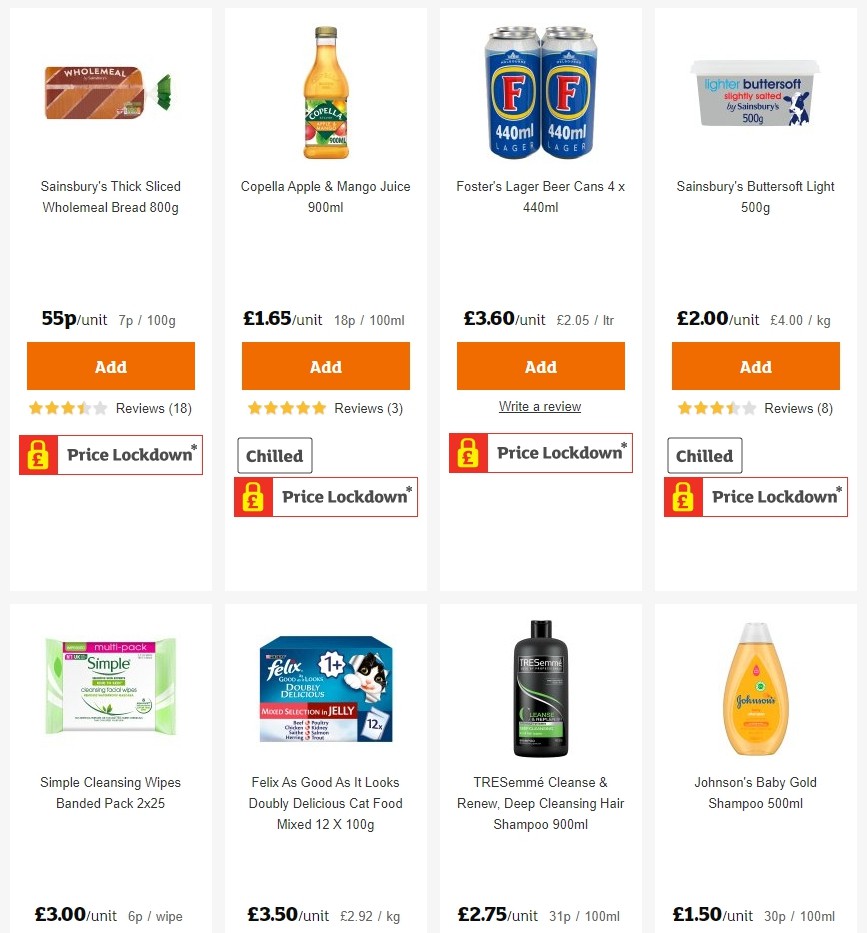 Sainsbury's Offers from 4 October