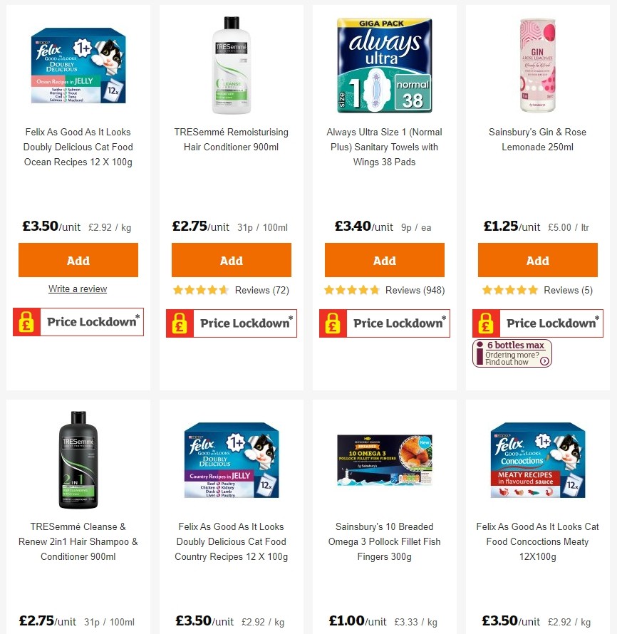 Sainsbury's Offers from 4 October