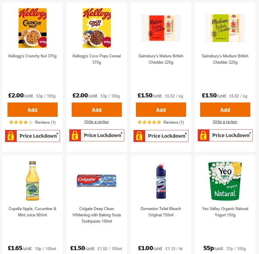 Sainsbury's Offers from 4 October
