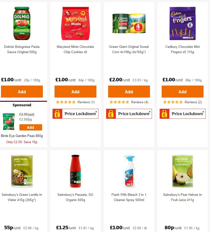 Sainsbury's Offers from 4 October