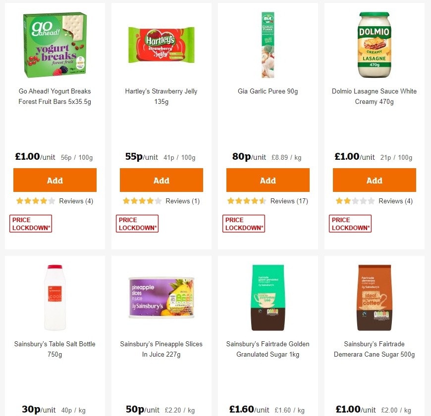Sainsbury's Offers from 25 October