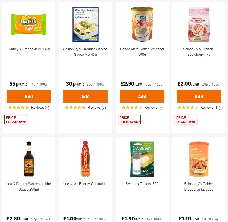 Sainsbury's Offers from 25 October