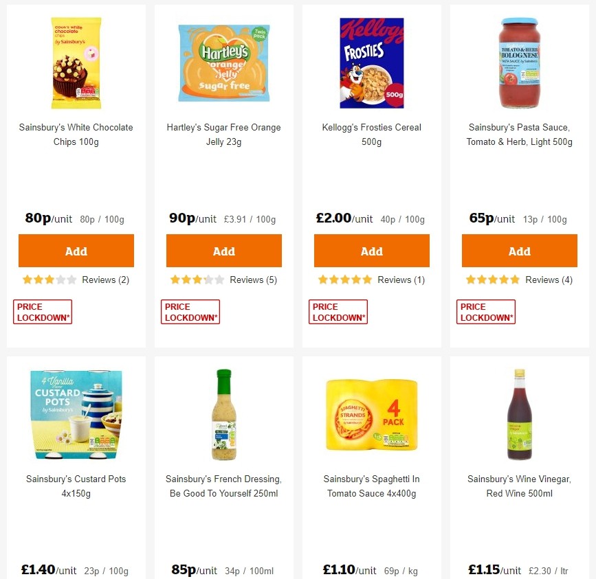 Sainsbury's Offers from 25 October