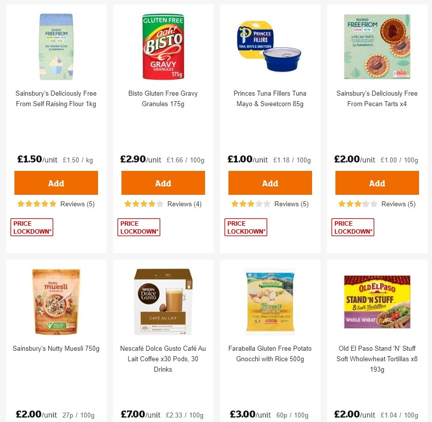 Sainsbury's Offers from 25 October