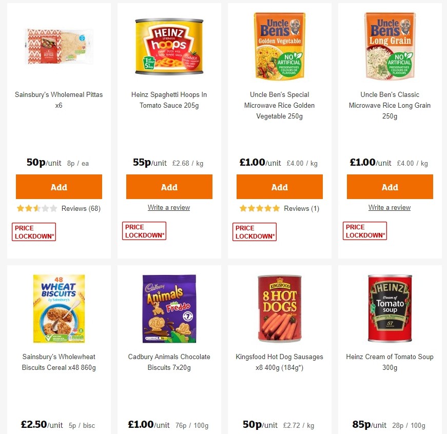 Sainsbury's Offers from 25 October