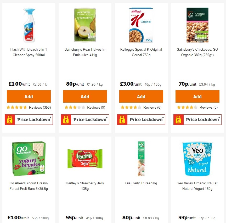 Sainsbury's Offers from 1 November