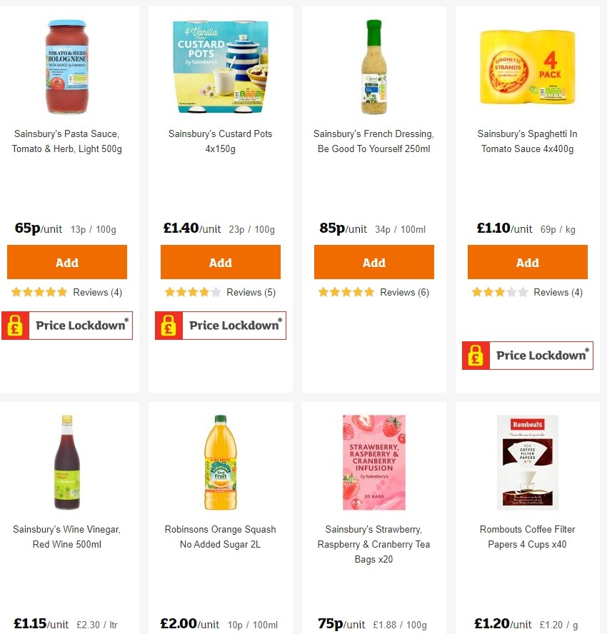 Sainsbury's Offers from 1 November
