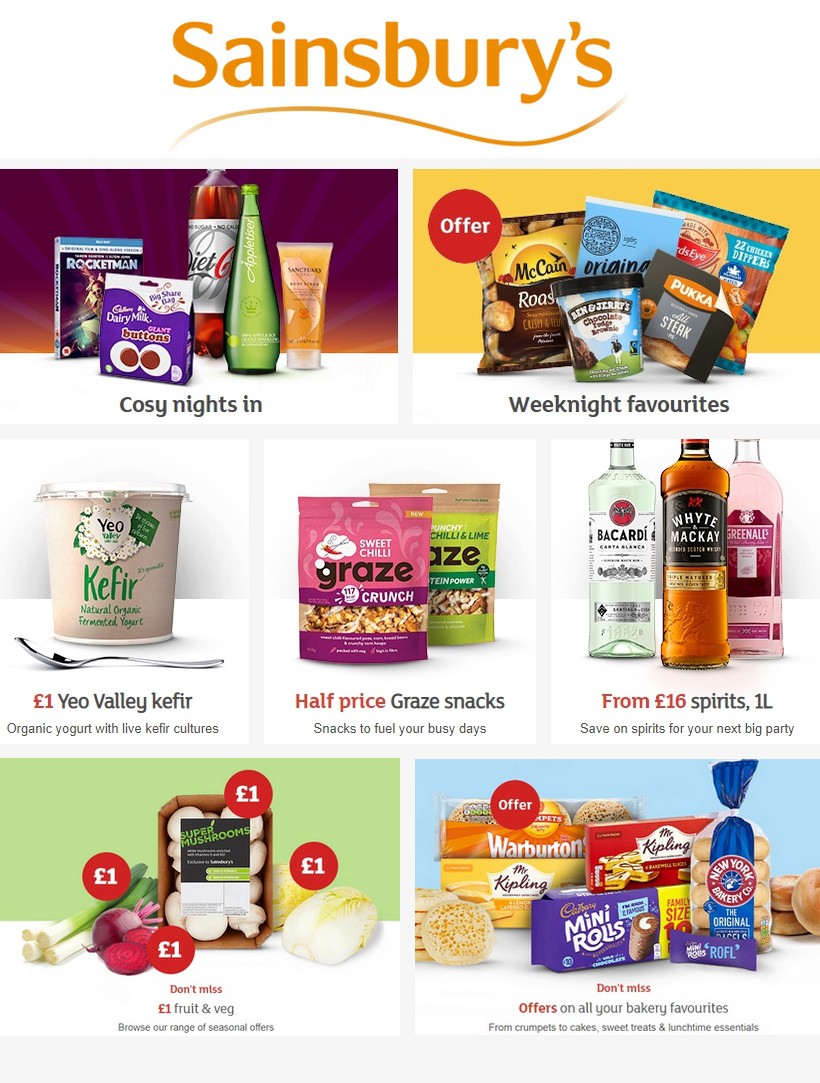 Sainsbury's Offers from 8 November