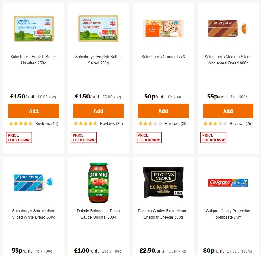 Sainsbury's Offers from 15 November