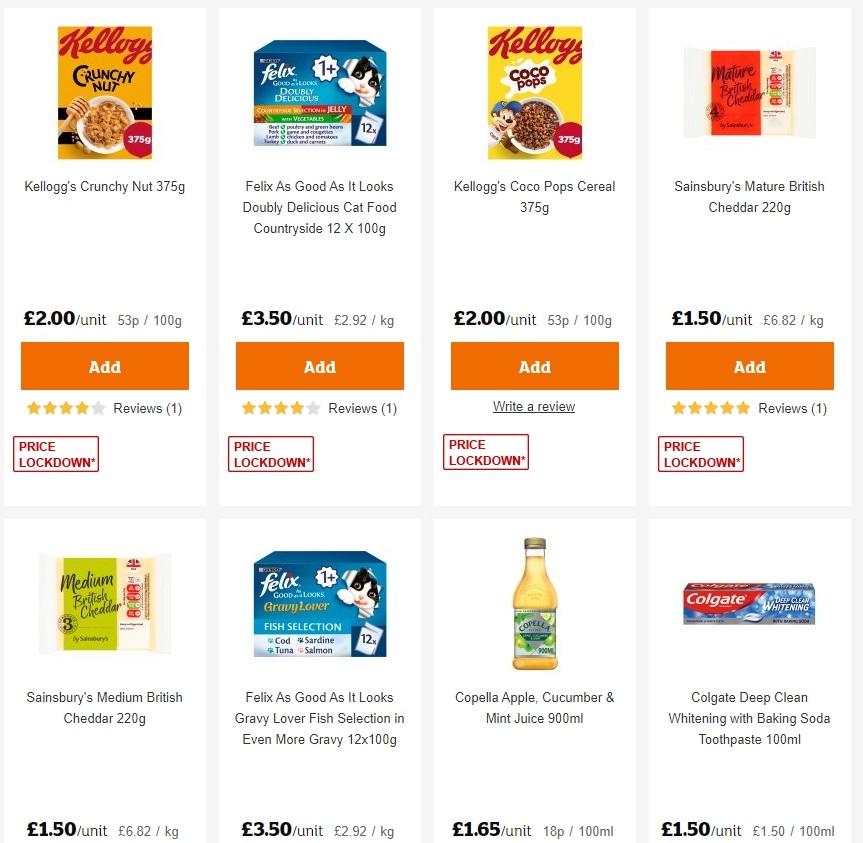 Sainsbury's Offers from 15 November