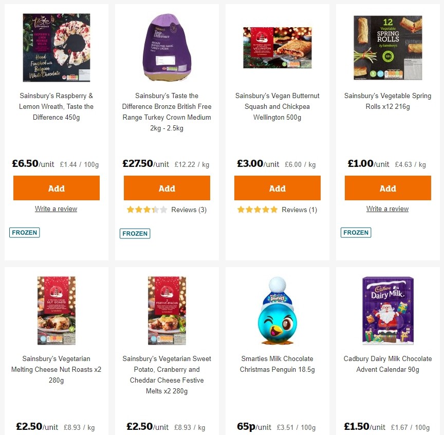 Sainsbury's Offers from 15 November