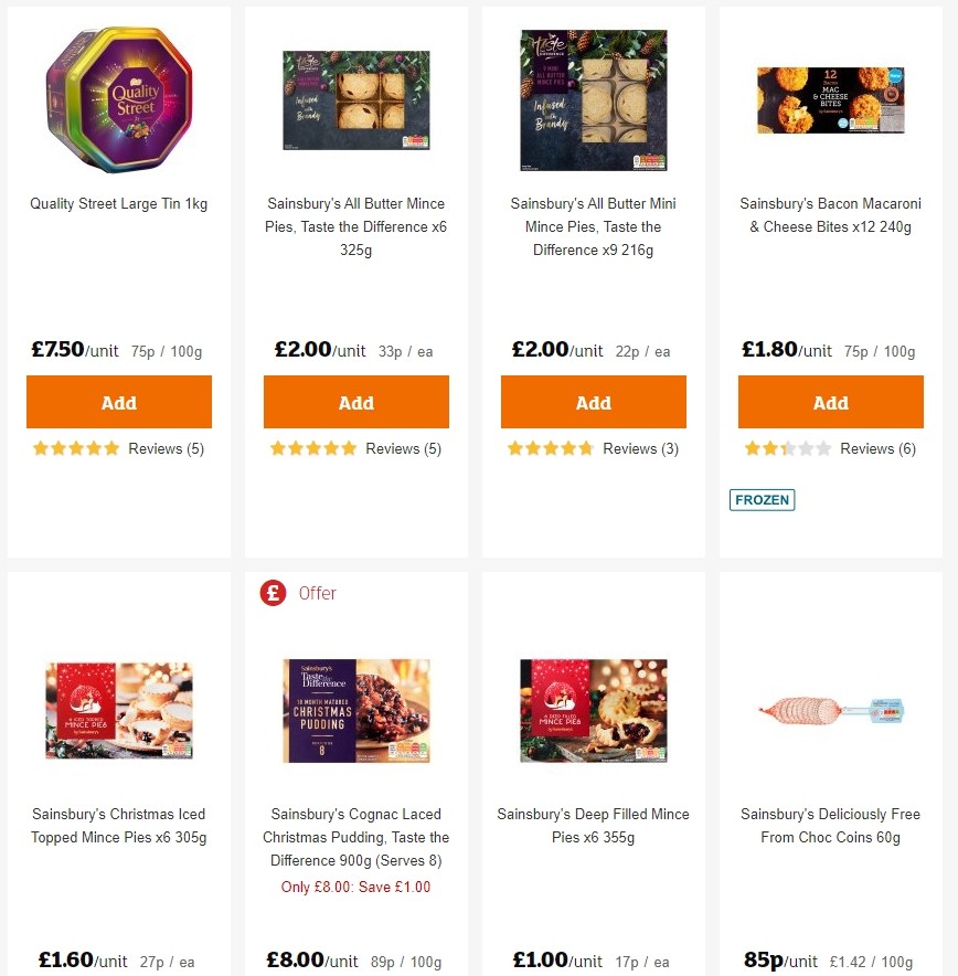 Sainsbury's Offers from 15 November