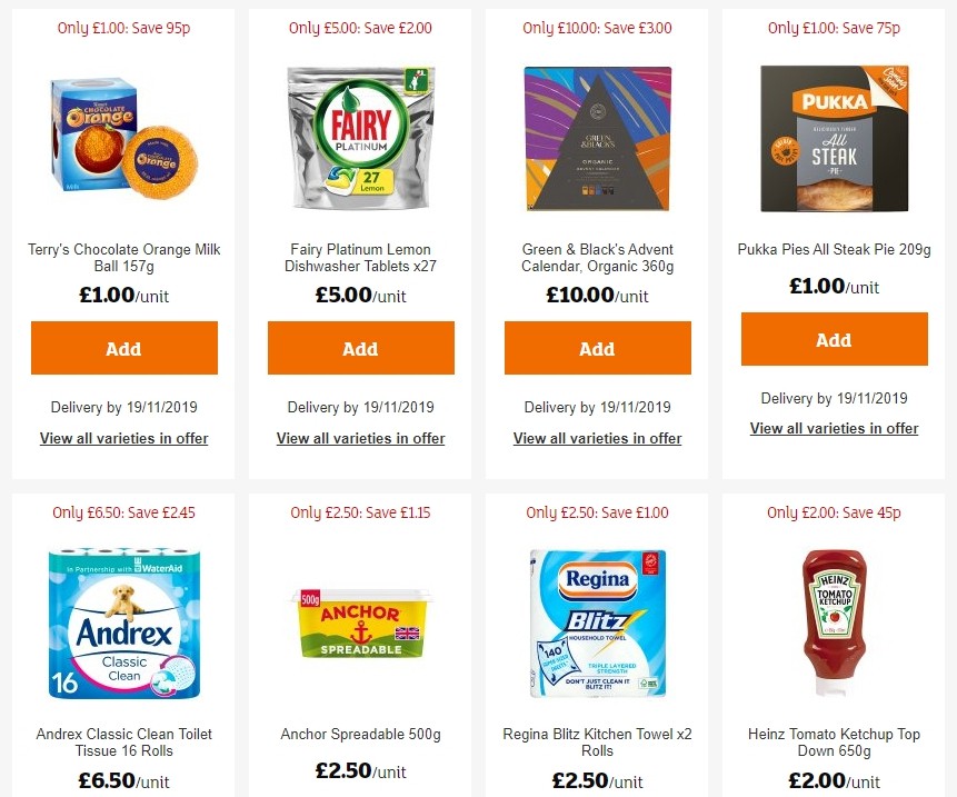 Sainsbury's Offers from 15 November