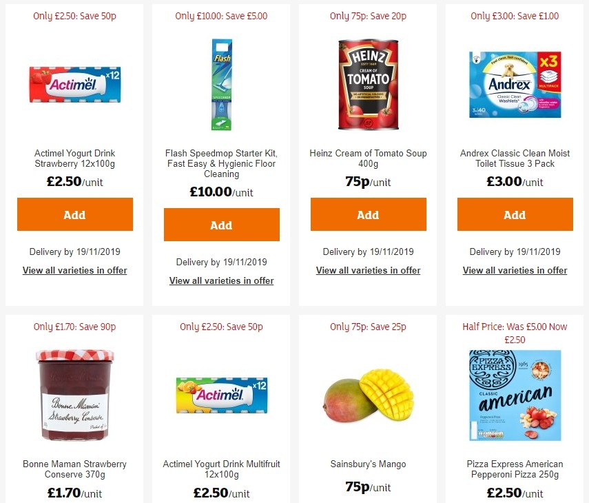 Sainsbury's Offers from 15 November