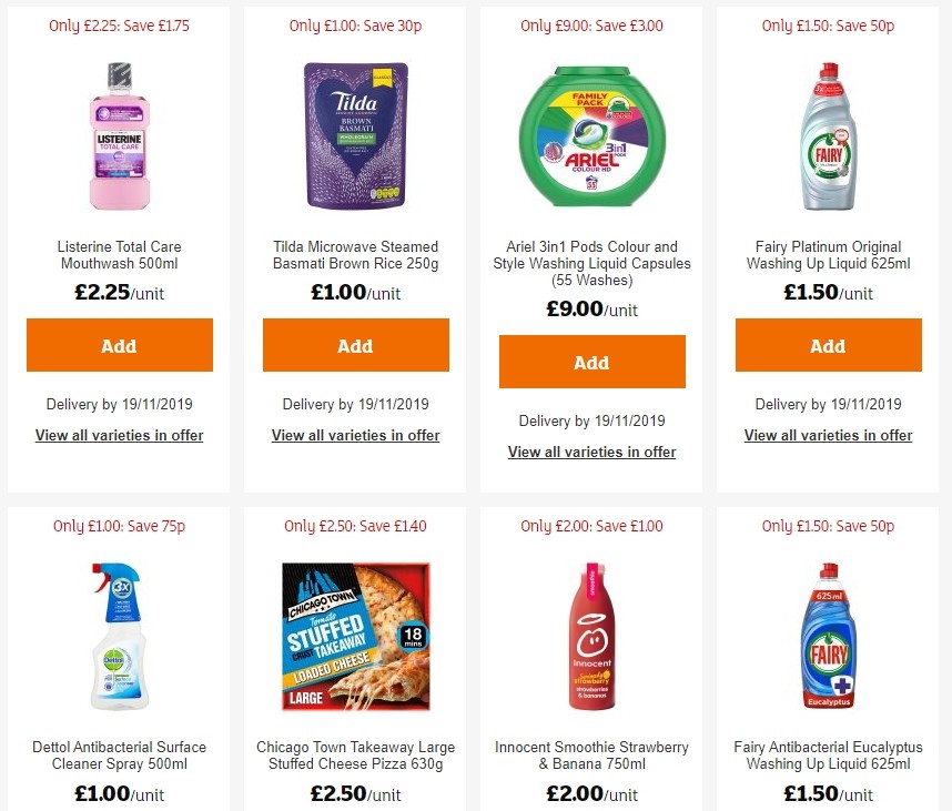 Sainsbury's Offers from 15 November
