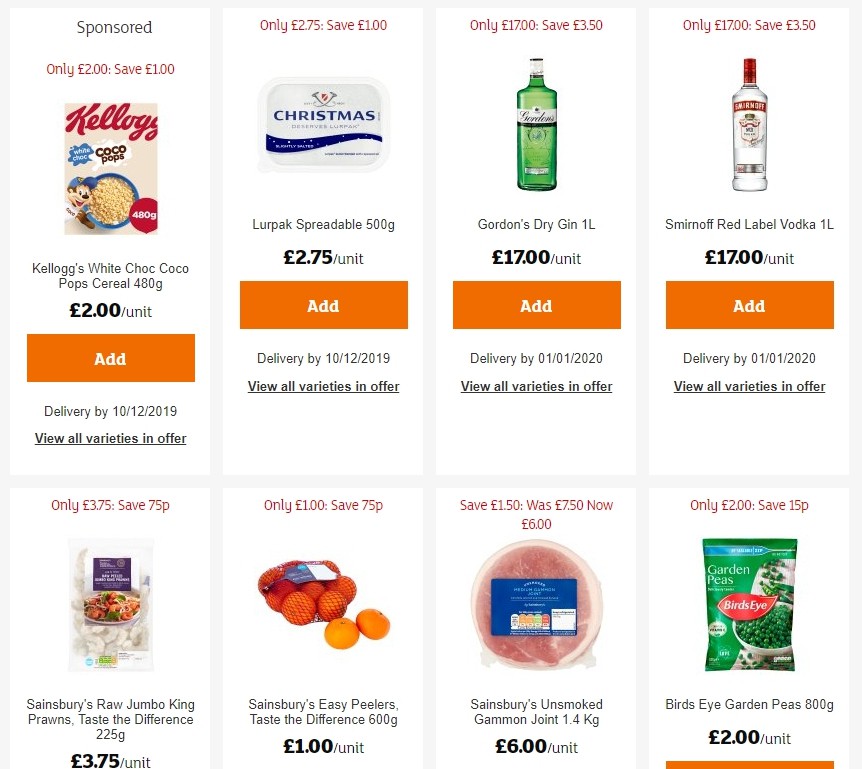 Sainsbury's Offers from 22 November