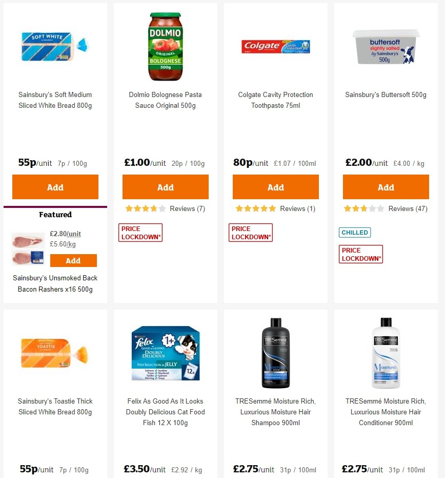 Sainsbury's Offers from 29 November