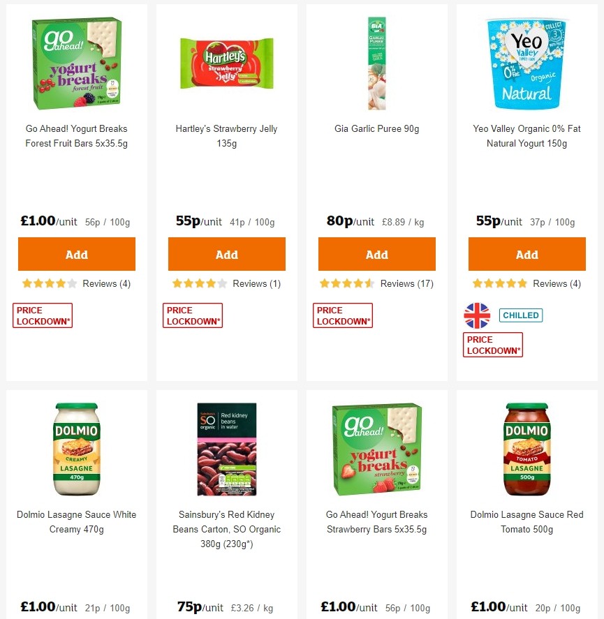 Sainsbury's Offers from 29 November