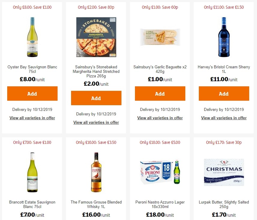 Sainsbury's Offers from 29 November