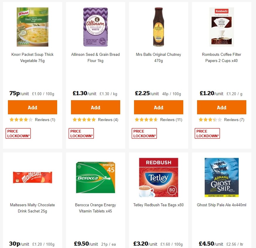 Sainsbury's Offers from 29 November
