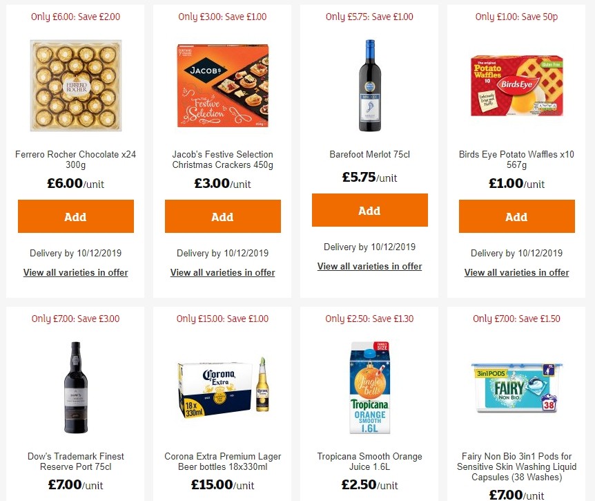 Sainsbury's Offers from 29 November