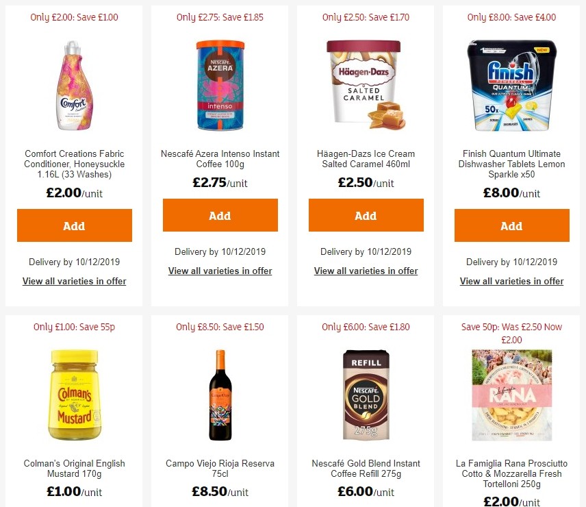 Sainsbury's Offers from 29 November