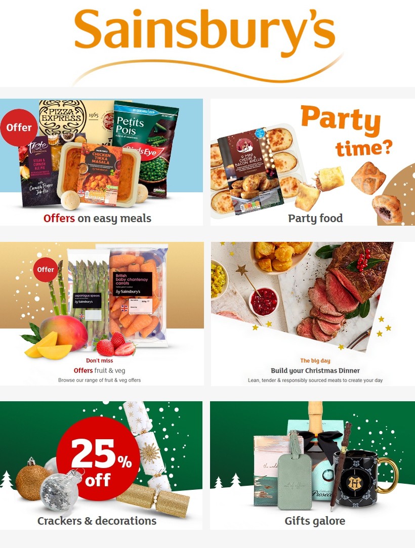 Sainsbury's Offers from 13 December