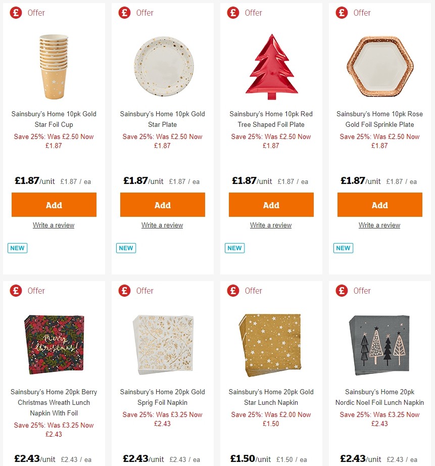 Sainsbury's Offers from 13 December