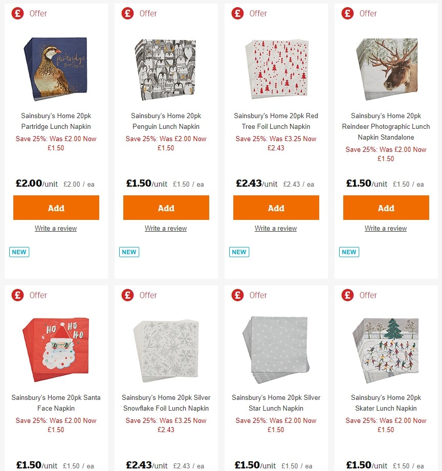 Sainsbury's Offers from 13 December