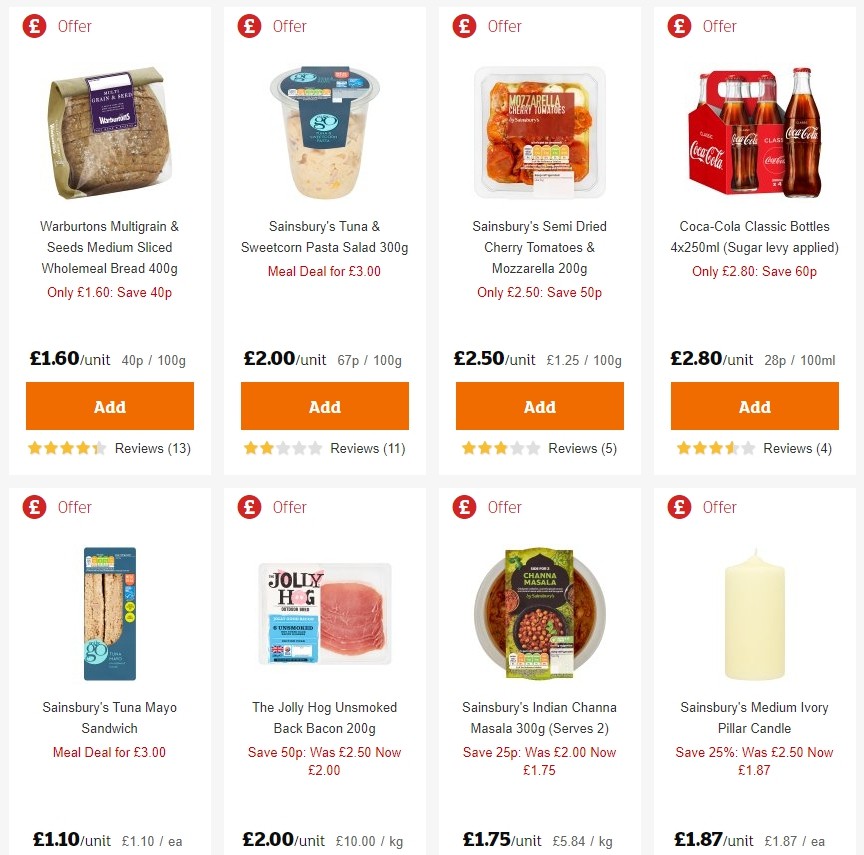 Sainsbury's Offers from 20 December