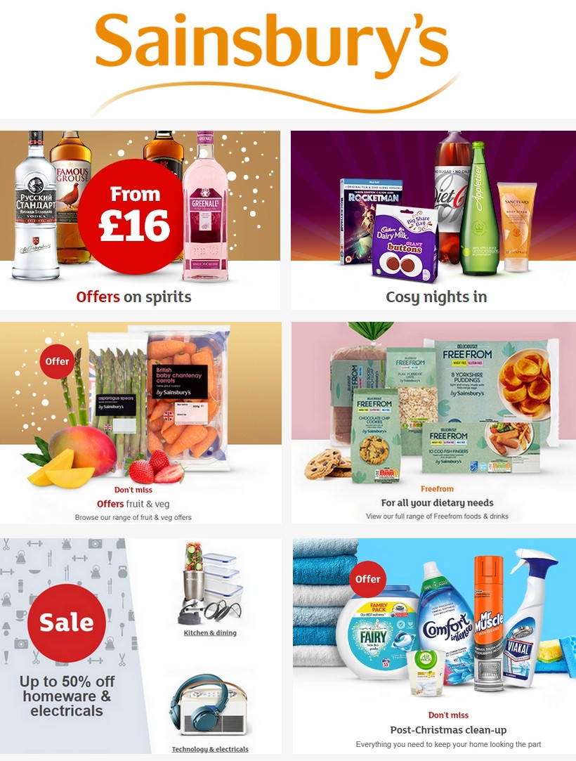 Sainsbury's Offers from 27 December