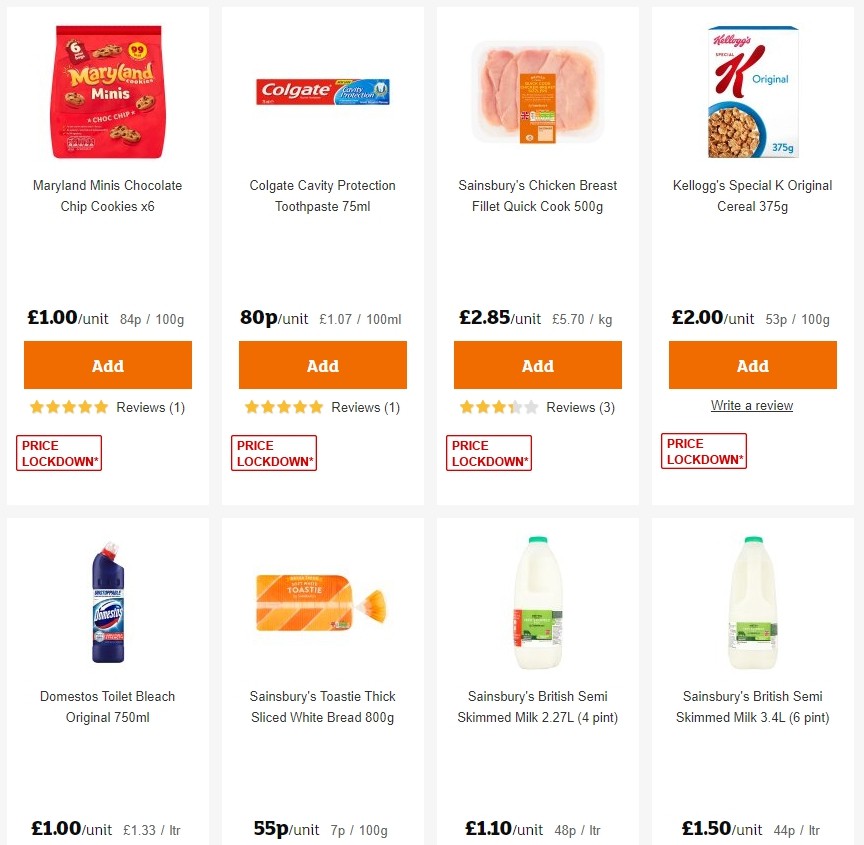 Sainsbury's Offers from 27 December